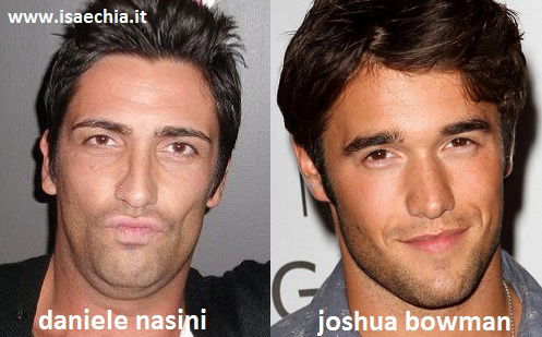 Somiglianza tra Daniele Nasini e Joshua Bowman preview