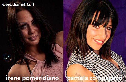 Somiglianza tra Irene Pomeridiano e Pamela Compagnucci preview