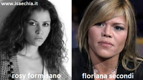 Somiglianza tra Rosy Formisano e Floriana Secondi preview