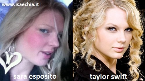 Somiglianza tra Sara Esposito e Taylor Swift