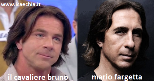 Somiglianza tra il cavaliere Bruno e Mario Fargetta preview