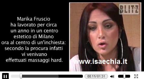 Marika Fruscio a Tgcom si difende dalle accuse: “Non facevo massaggi hard” (video)