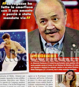 Maurizio Costanzo e l’assenza di Belén Rodriguez da Amici: “Maria De Filippi non protegge nessuno, anzi l’ha cacciata!” article-post