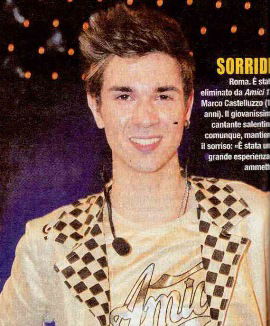 Marco Castelluzzo: “Ero un lupo solitario, ma ad Amici ho imparato a confrontarmi anche con gli altri!” article-post