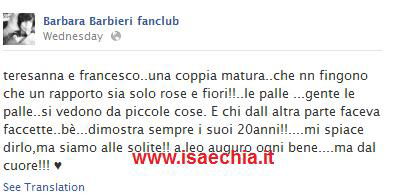 Diletta Pagliano Vs. Barbara Barbieri: scambio di messaggi polemici su Facebook preview