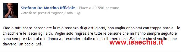 Stefano De Martino scrive… preview