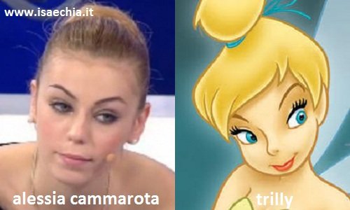 Somiglianza tra Alessia Cammarota e Trilly