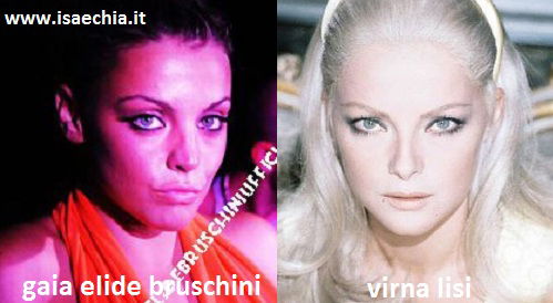 Somiglianza tra Gaia Elide Bruschini e Virna Lisi preview