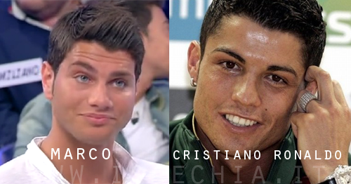 Somiglianza tra Marco Guercio e Cristiano Ronaldo preview