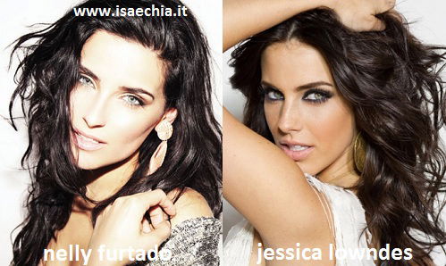 Somiglianza tra Nelly Furtado e Jessica Lowndes preview