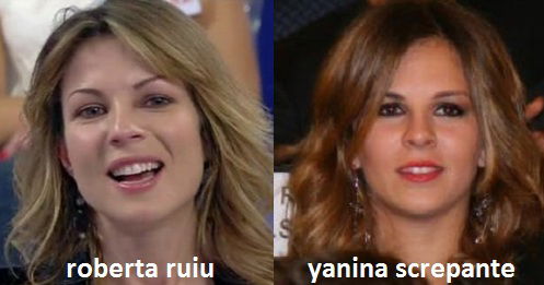 Somiglianza tra Roberta Ruiu e Yanina Screpante article-post