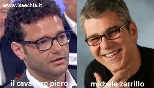 Somiglianza tra il cavaliere Piero e Michele Zarrillo preview