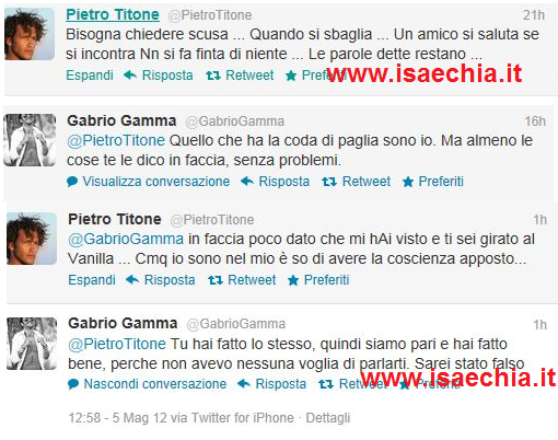 Gabrio Gamma e Pietro Titone: litigio su Facebook article-post