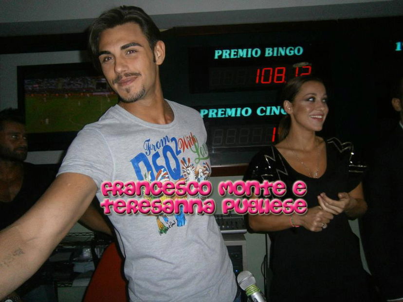 Francesco Monte e Teresanna Pugliese: ospitata preview