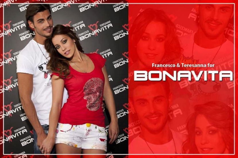 Francesco Monte e Teresanna Pugliese testimonial per ‘Bonavita’: foto preview
