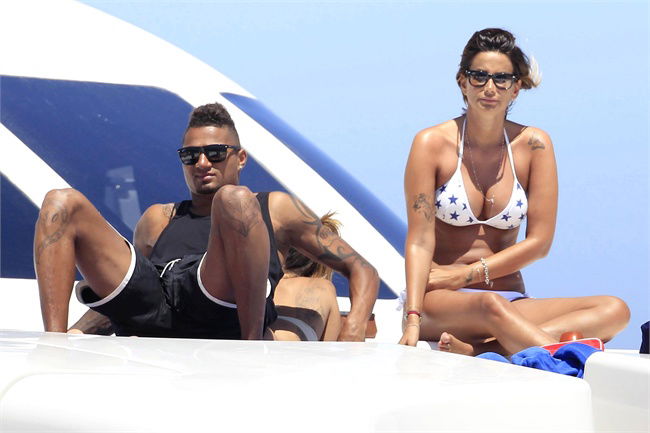 Melissa Satta e Kevin Prince Boateng con Simona Salvemini: foto article-post
