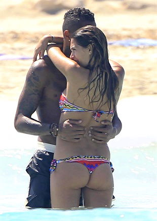 Melissa Satta e Kevin Prince Boateng con Simona Salvemini Melissa Satta e Kevin Prince Boateng con Simona Salvemini