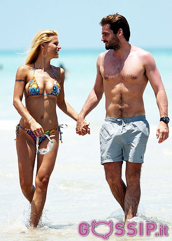 Michelle Hunziker e Tomaso Trussardi: foto preview