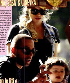 Salvatore Angelucci e Karina Cascella: “Stop crisi: per la piccola sono di nuovo felici… La vita? E’ un bel gioco!” article-post