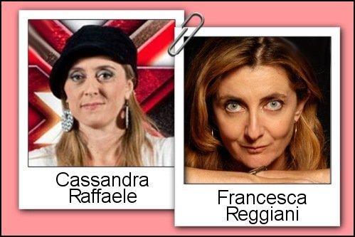 Somiglianza tra Cassandra Raffaele e Francesca Reggiani