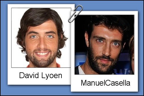 Somiglianza tra David Lyoen e Manuel Casella