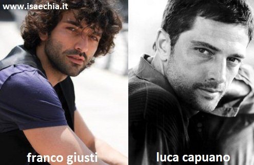 Somiglianza tra Franco Giusti e Luca Capuano