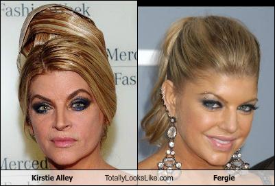 Somiglianza tra Kirstie Alley e Fergie article-post