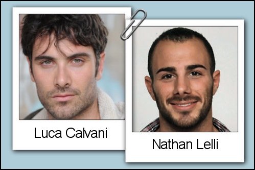 Somiglianza tra Luca Calvani e Nathan Lelli