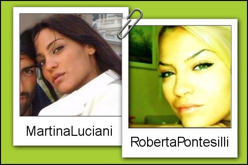 Somiglianza tra Martina Luciani e Roberta Pontesilli