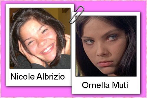 Somiglianza tra Nicole Albrizio e Ornella Muti preview