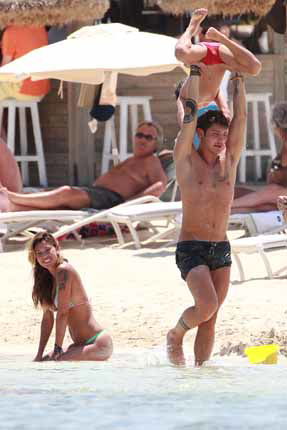 Belen Rodriguez e Stefano De Martino Belen Rodriguez e Stefano De Martino