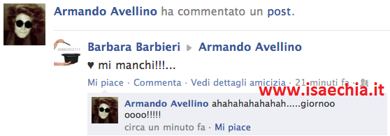 Barbara Barbieri sulla bacheca dell’ex gieffino Armando Avellino: ‘Mi manchi!’ preview