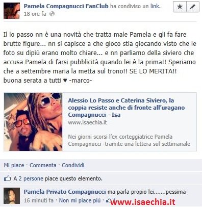 Pamela Compagnucci replica a Caterina Siviero: ‘Sei pessima!’