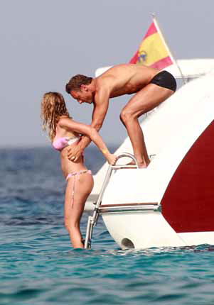 Francesco Totti ed Ilary Blasi Francesco Totti ed Ilary Blasi