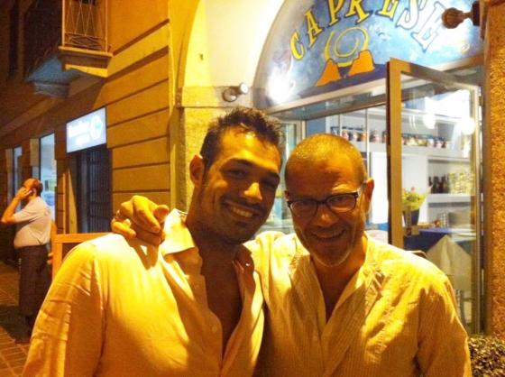 Leonardo Greco con Biagio Antonacci e Giulio Golia Leonardo Greco con Biagio Antonacci e Giulio Golia