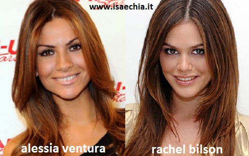 Somiglianza tra Alessia Ventura e Rachel Bilson preview