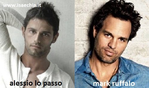Somiglianza tra Alessio Lo Passo e Mark Ruffalo