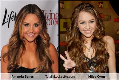 Somiglianza tra Amanda Bynes e Miley Cyrus preview