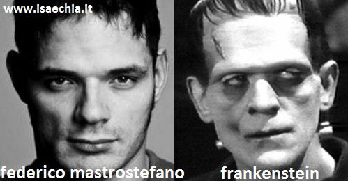 Somiglianza tra Federico Mastrostefano e Frankenstein preview