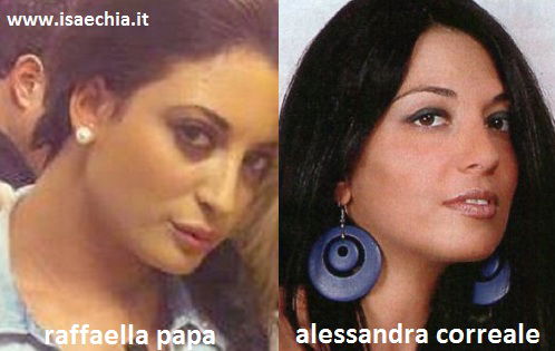 Somiglianza tra Raffaella Papa e Alessandra Correale article-post
