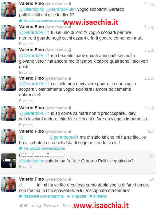 Valerio Pino, su Twitter le avances al vincitore di Amici 11 Gerardo Pulli preview