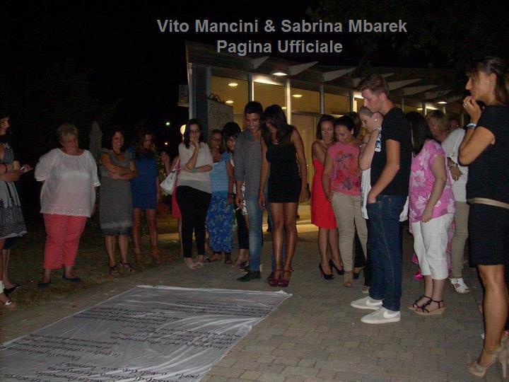 Vito Mancini e Sabrina Mbarek Vito Mancini e Sabrina Mbarek