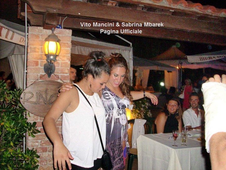 Vito Mancini e Sabrina Mbarek Vito Mancini e Sabrina Mbarek