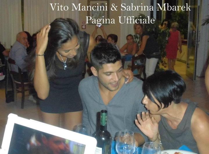 Vito Mancini e Sabrina Mbarek Vito Mancini e Sabrina Mbarek