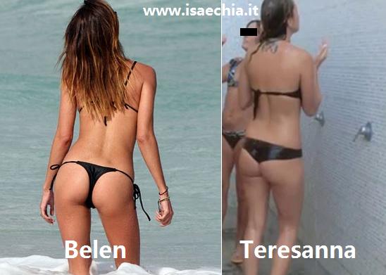 I lati B di Belen Rodriguez e Teresanna Pugliese a confronto: foto article-post
