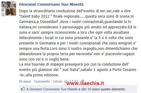 Giovanni Conversano scrive.. article-post