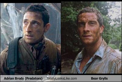 Somiglianza tra Adrien Brody e Bear Grylls preview