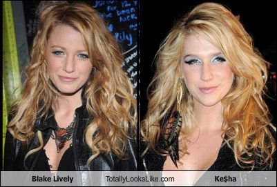 Somiglianza tra Blake Lively e Ke$ha preview