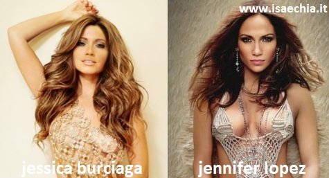 Somiglianza tra Jennifer Lopez e Jessica Burciaga