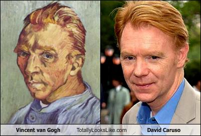Somiglianza tra Vincent Van Gogh e David Caruso preview